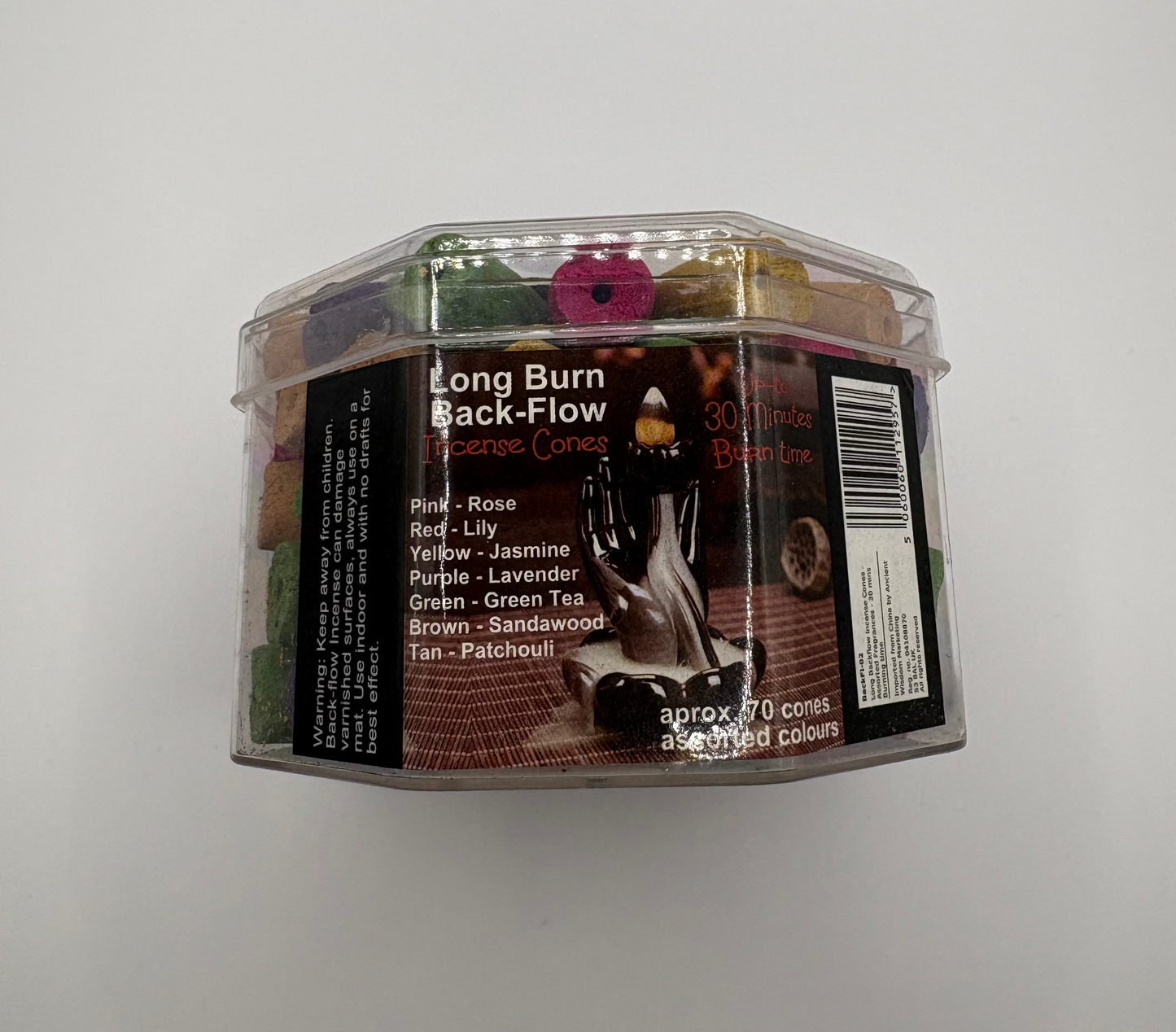 Long Backflow Incense Cones