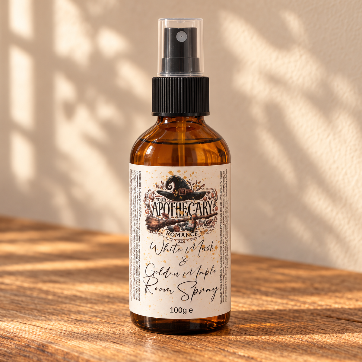 White Musk & Golden Maple Room Spray.