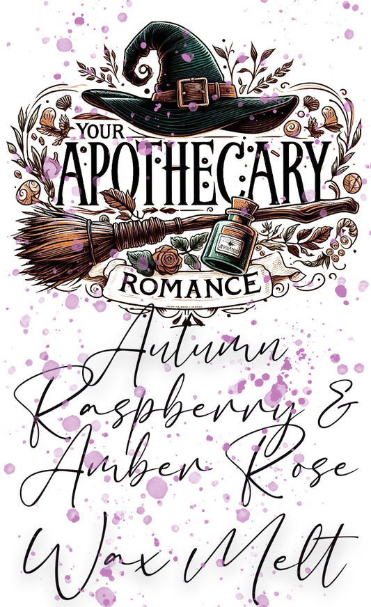 Autumn Raspberry and Amber Rose