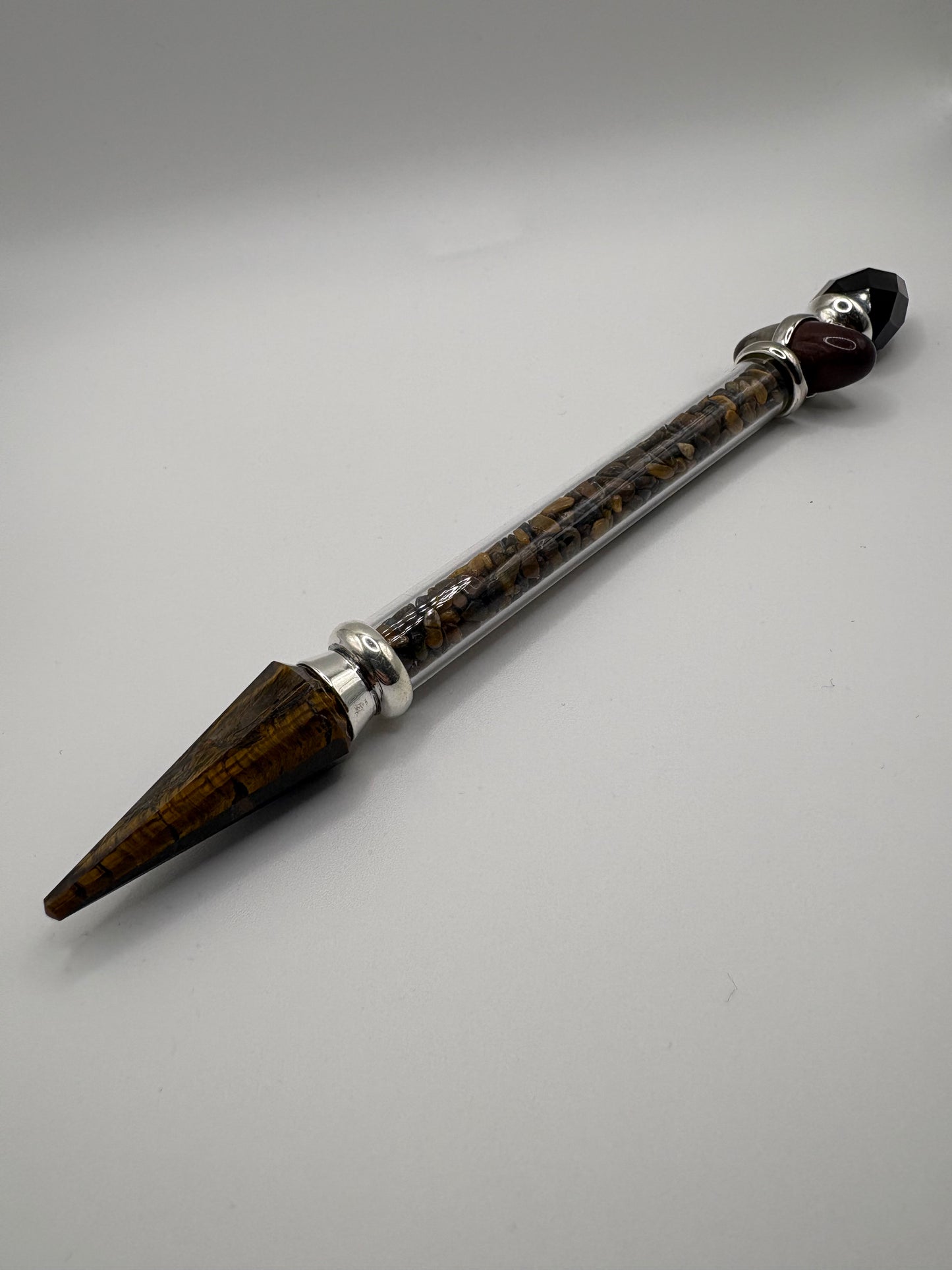 Shiva Lingam Magic Wand - Tigers Eye
