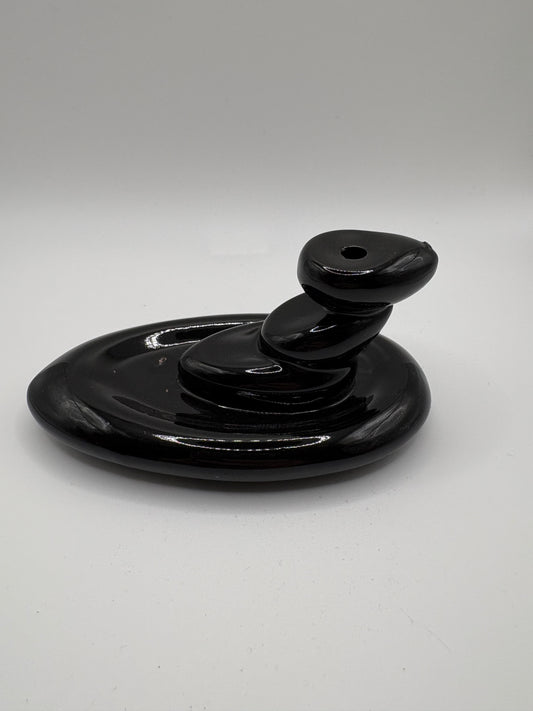 Back Flow Incense Burner - Small pebbles