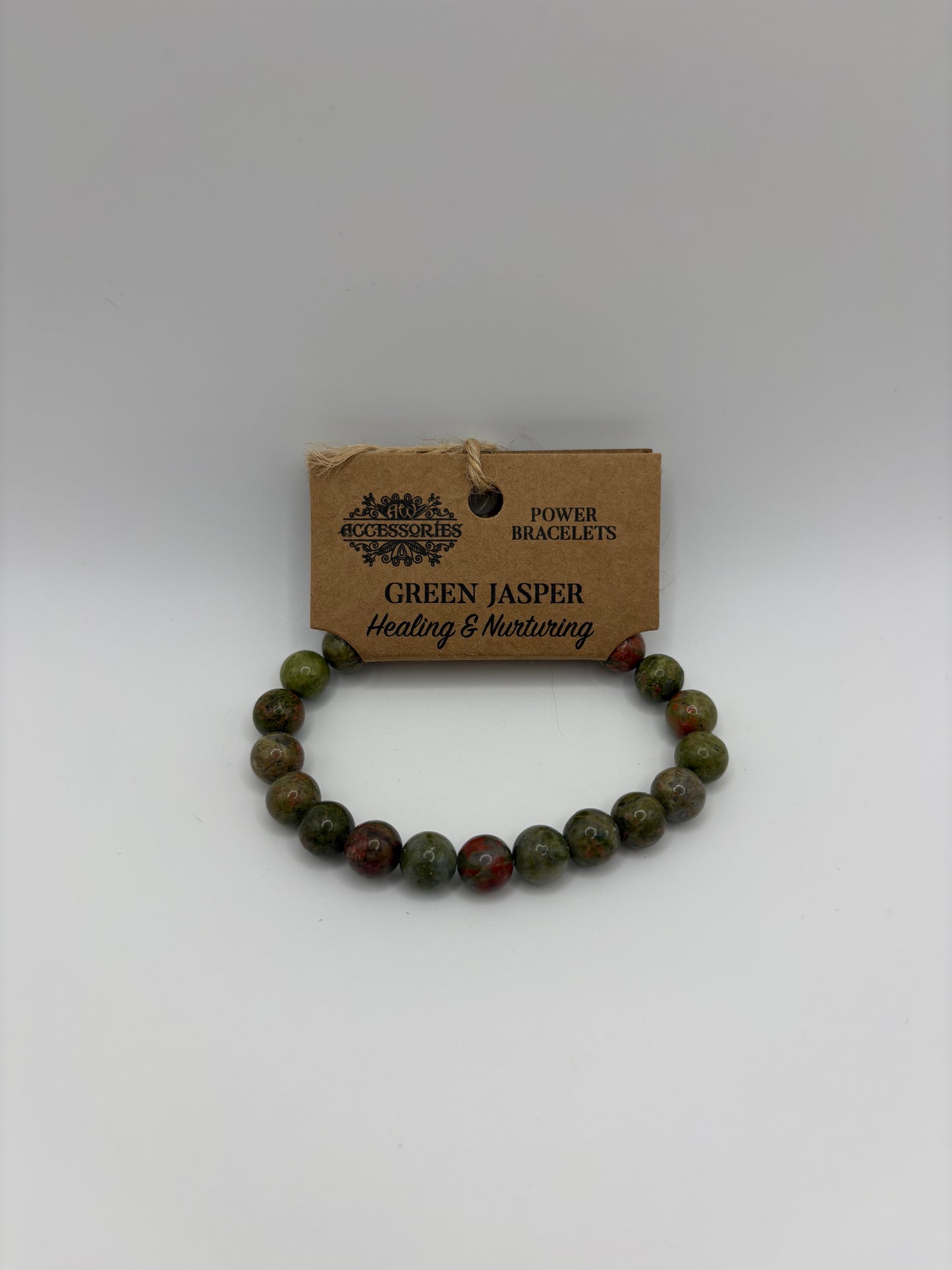 Green Jasper power bracelet
