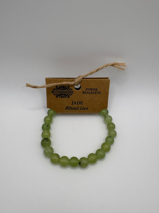 Jade power bracelet