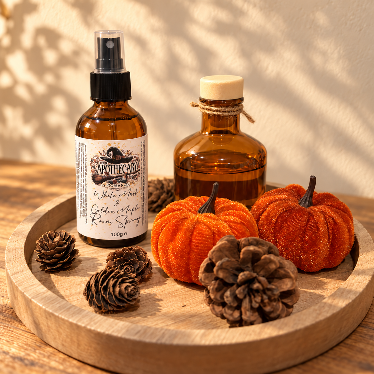 White Musk & Golden Maple Room Spray.